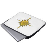 Sonne und Mond Laptopschutzhülle (Vorne Knopf)