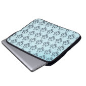 Sonne und Mond Laptopschutzhülle (Vorne Knopf)