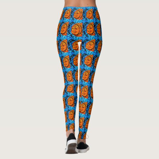 Sonne und Mond Leggings (Rückseite)