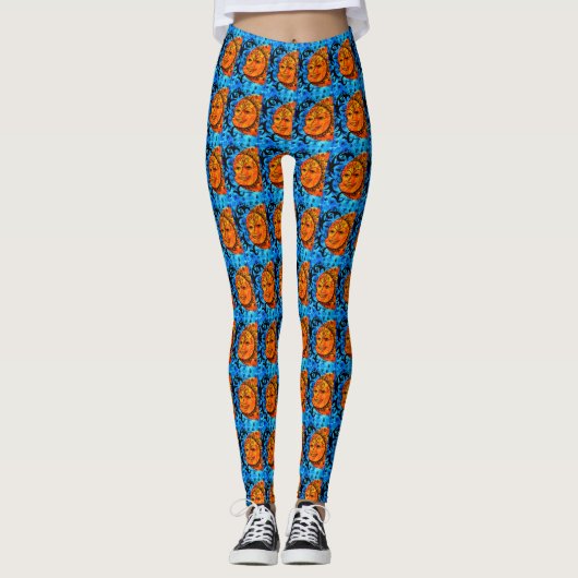 Sonne und Mond Leggings (Vorderseite)