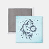 Sonne und Mond Magnet (Vorderseite/Rückseite)