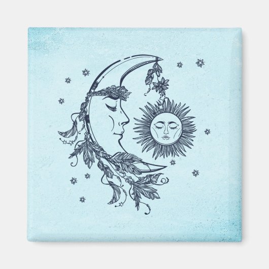 Sonne und Mond Magnet (Vorne)