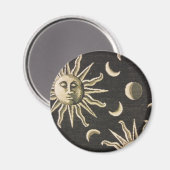Sonne und Mond Magnet (Vorderseite/Rückseite)