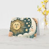 Sonne und Mond MoonChild Sunshine Karte (Gelbe Blume)