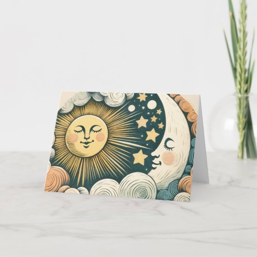 Sonne und Mond MoonChild Sunshine Karte (Vorderseite)