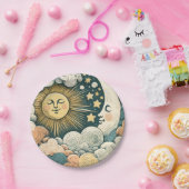Sonne und Mond MoonChild Sunshine Pappteller (Party)
