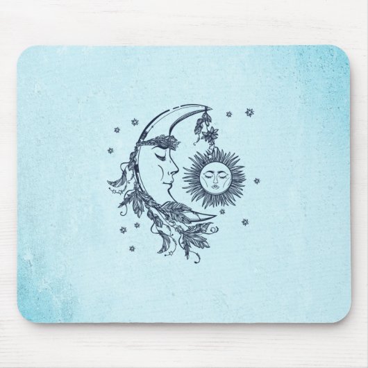 Sonne und Mond Mousepad (Vorne)