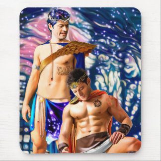 Sonne und Mond Mousepad