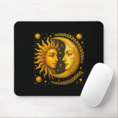 Sonne und Mond Mousepad (Mit Mouse)