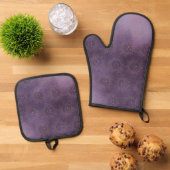 Sonne und Mond Ofenhandschuh & Topflappen-Set (Oben Unten)