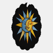 Sonne und Mond Ornament Karte (Rechts)