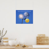 Sonne und Mond Poster (Küche)
