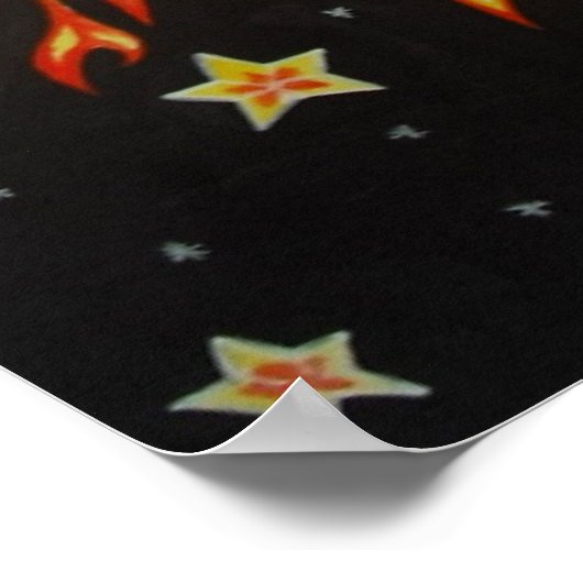 Sonne und Mond Poster (Ecke)