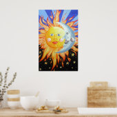 Sonne und Mond Poster (Küche)