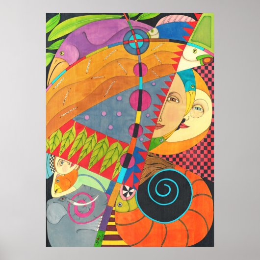 Sonne und Mond Poster (Vorne)
