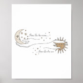 Sonne und Mond Poster (Vorne)