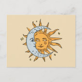 Sonne und Mond Postkarte (Vorderseite)
