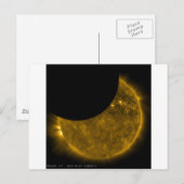 Sonne und Mond Postkarte (Vorne/Hinten)