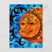 Sonne und Mond Postkarte (Vorderseite)