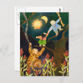 Sonne und Mond: Postkarte für Koreanische Folk (Vorne/Hinten)