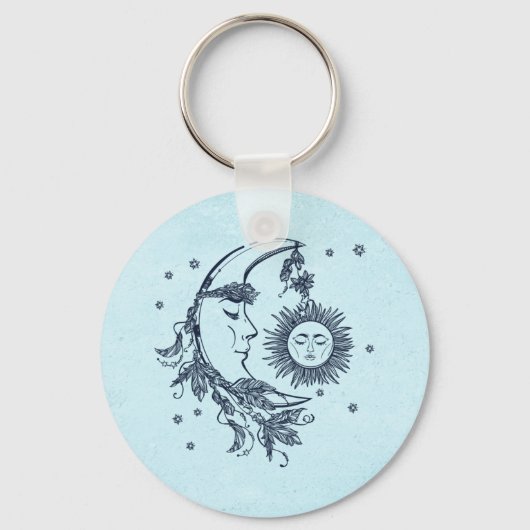 Sonne und Mond Schlüsselanhänger (Vorderseite)