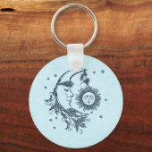 Sonne und Mond Schlüsselanhänger (Vorderseite)
