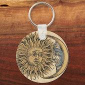 Sonne und Mond Schlüsselanhänger (Vorderseite)