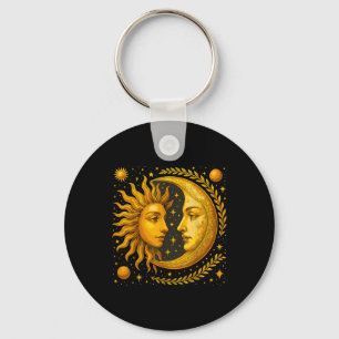 Sonne und Mond Schlüsselanhänger
