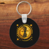 Sonne und Mond Schlüsselanhänger (Vorderseite)
