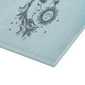 Sonne und Mond Schneidebrett (Ecke)