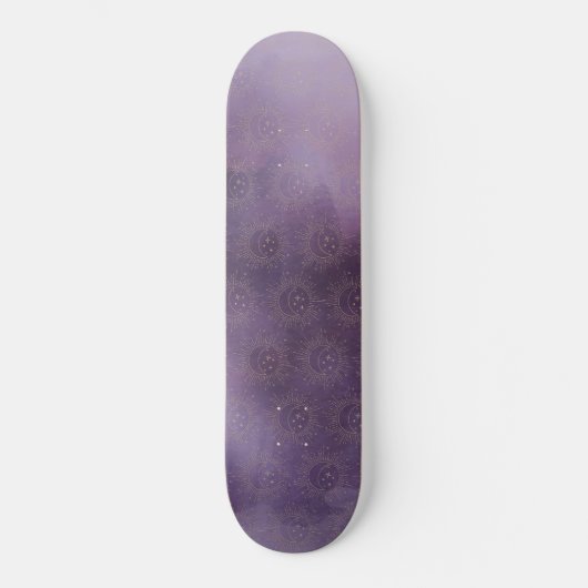 Sonne und Mond Skateboard (Vorderseite)