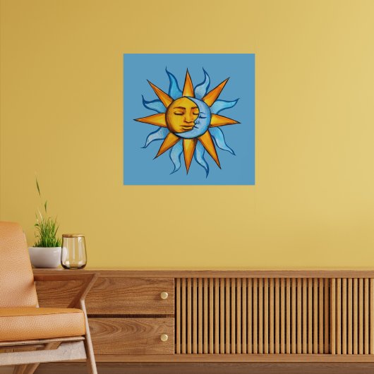 Sonne und Mond Sonnenschein MoonChild Poster (Wohnzimmer 2)