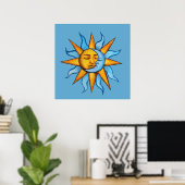 Sonne und Mond Sonnenschein MoonChild Poster (Heimbüro)