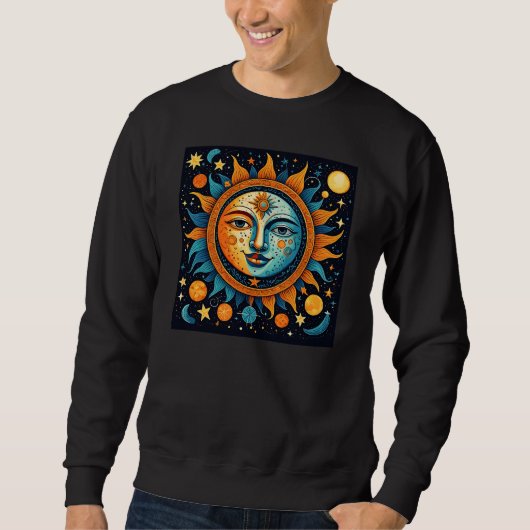 Sonne und Mond Sweatshirt (Vorderseite)