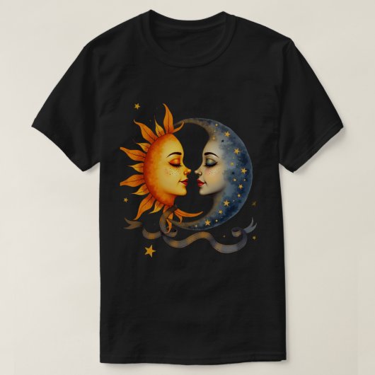 Sonne und Mond T-Shirt (Design vorne)
