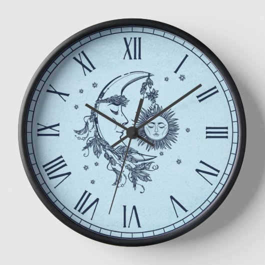 Sonne und Mond Uhr (Vorderseite)