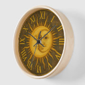 Sonne und Mond Uhr (Winkel)