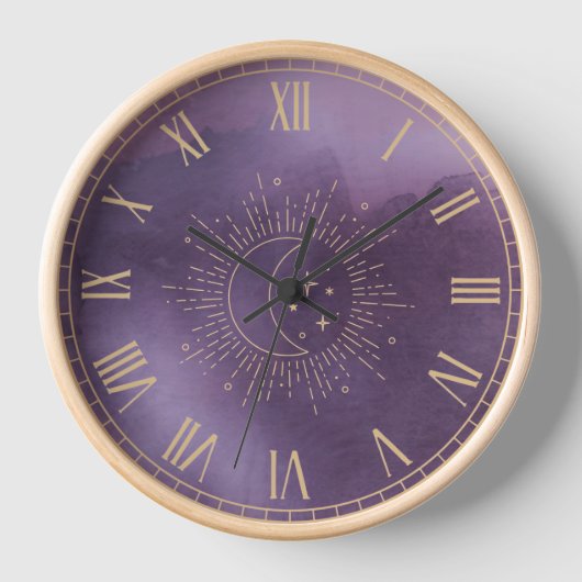 Sonne und Mond Uhr (Vorderseite)