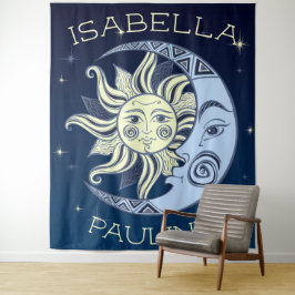 Sonne und Mond  Wandteppich