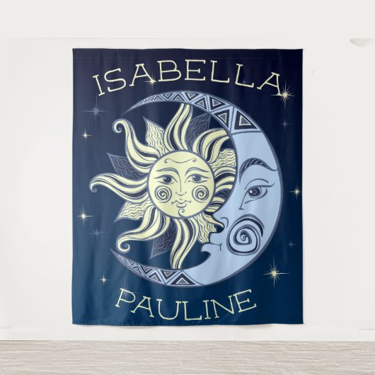 Sonne und Mond  Wandteppich (Vorderseite)