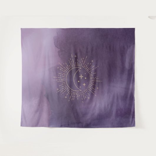Sonne und Mond Wandteppich (Vorderseite (Horizontal))