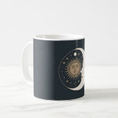 Sonne- und Mondbalance Kaffeetasse (Vorderseite Links)
