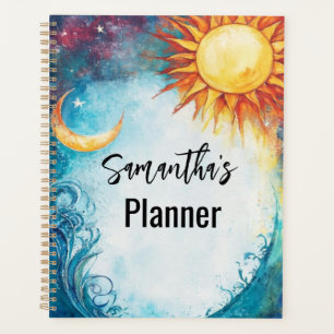 Sonne und Mondfarbe Planer