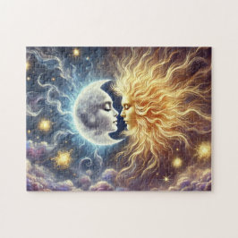 Sonne- und Mondliebhaber Himmelsseelenverwandte Ku Puzzle
