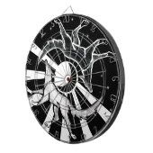 Sonne und Mondwölfe Dartscheibe (Vorderseite rechts)