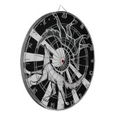 Sonne und Mondwölfe Dartscheibe (Vorderseite Links)