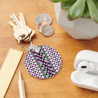 Sonne und Regen - Rosa - Schlüsselanhänger