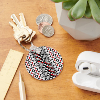 Sonne und Regen - Rot - Schlüsselanhänger