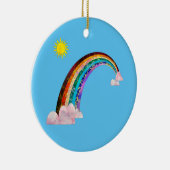 Sonne und Regenbogen 2 Keramik Ornament 2022 (Rechts)