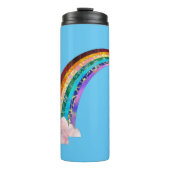 Sonne und Regenbogen 2 Thermosbecher (Vorderseite)